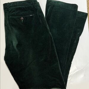 Men's Ralph Lauren Polo Green Corduroy Pants sz 31/32